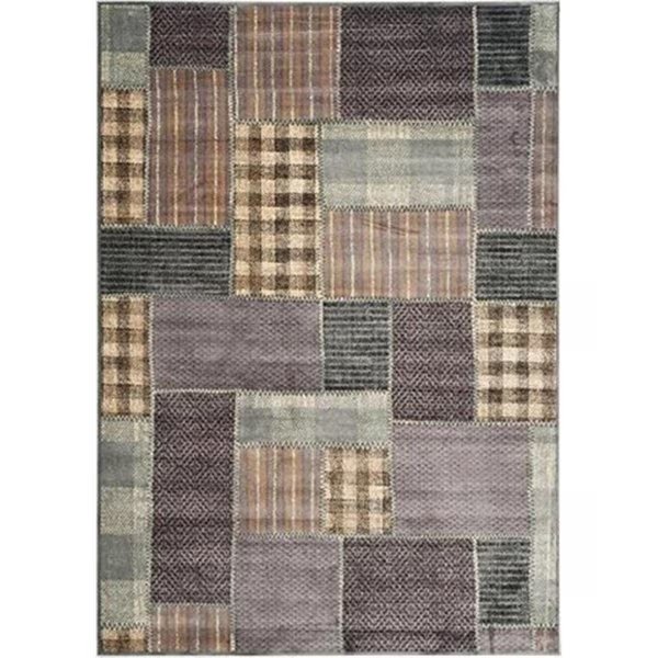 Vintage Power Loomed Rectangle Rug- Light Blue- 3 ft. 3 in. x 5 ft. 7 in., Safavieh, Mfr#: VTG107-2110-3
